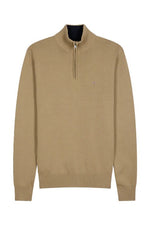 Load image into Gallery viewer, Beige Half Zip Sweater
