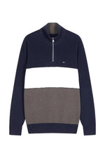 Load image into Gallery viewer, Navy Knitted Rugger
