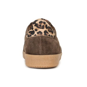 Chocolate West Suede Trainers -BROWN