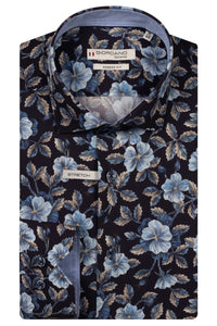 Navy Liberty Print Shirt