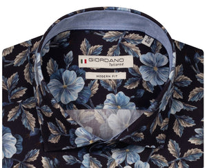 Navy Liberty Print Shirt