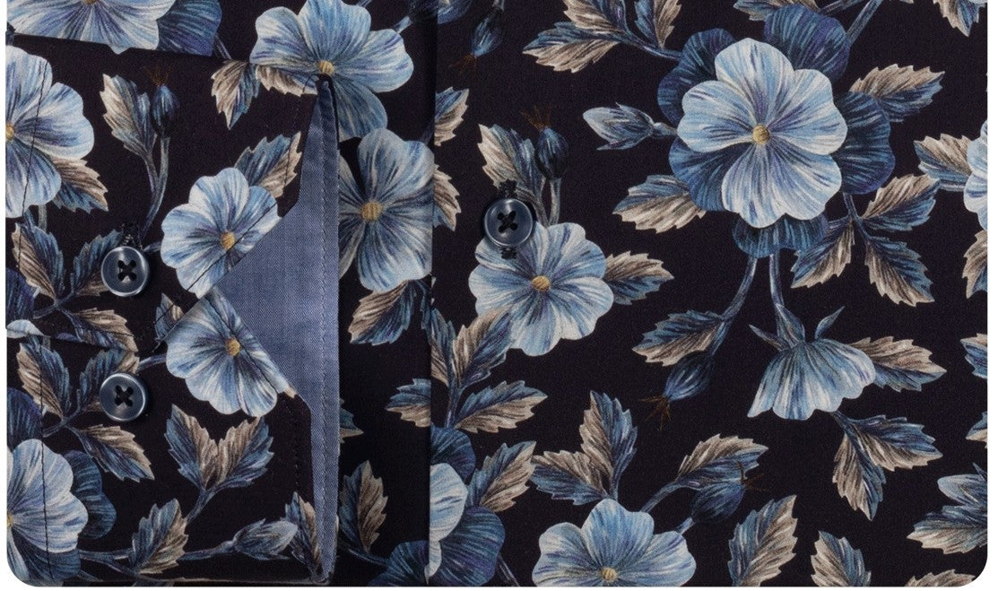 Navy Liberty Print Shirt