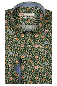 Green Liberty Print Shirt