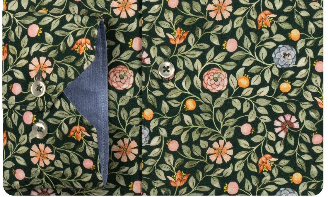 Green Liberty Print Shirt