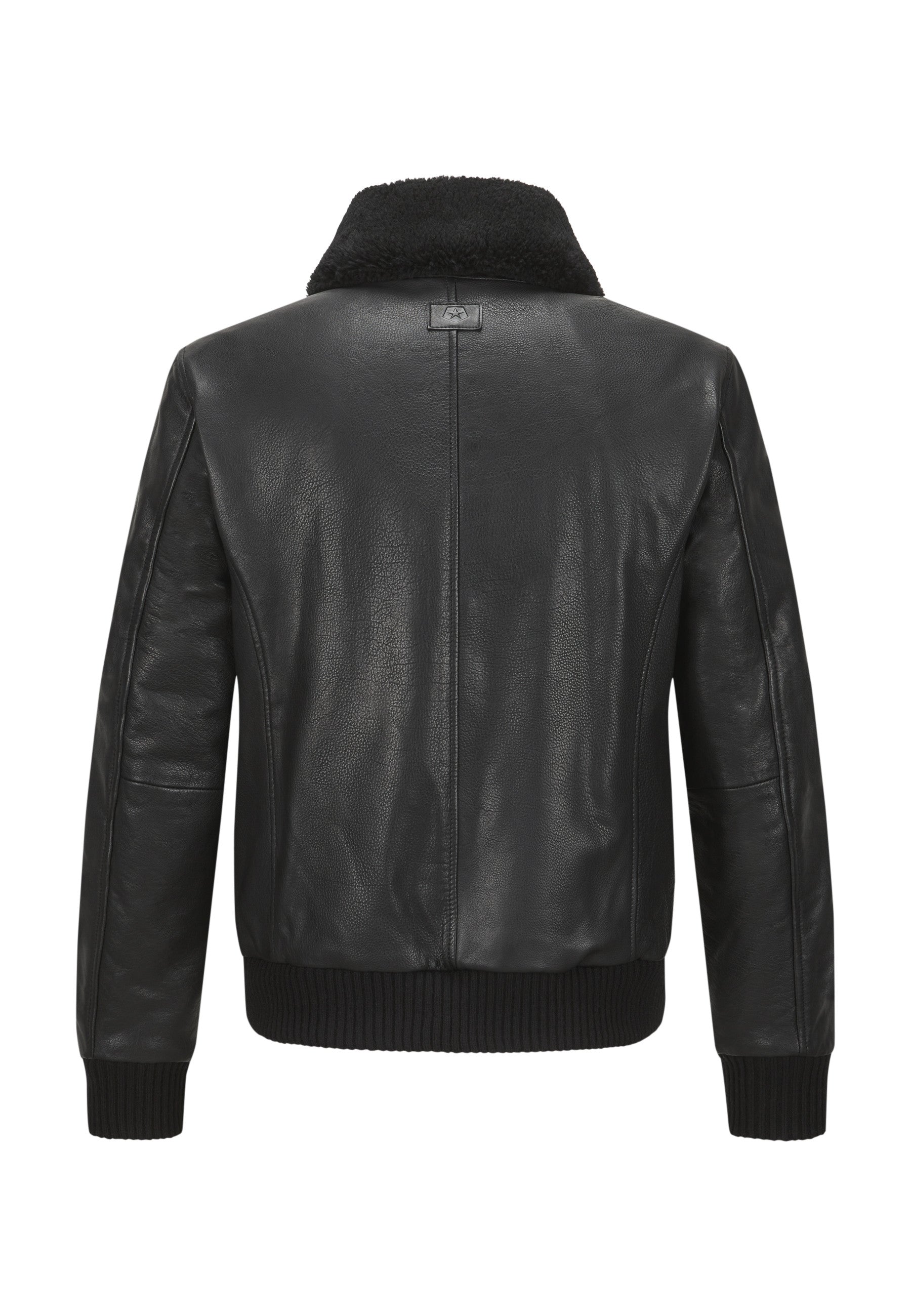 Black Terry Leather Jacket