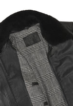 Load image into Gallery viewer, Black Terry Leather Jacket
