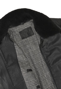 Black Terry Leather Jacket