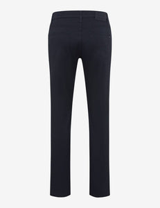 Navy Wool Look Chino Regular Leg