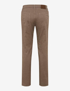 Camel Wool Look Chino Regular Leg