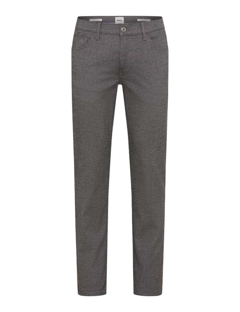 Grey Wool Look Chinos Short Leg