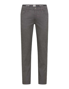 Grey Wool Look Chinos Short Leg