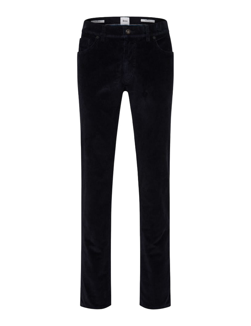 Navy Corduroy Trousers Short Leg