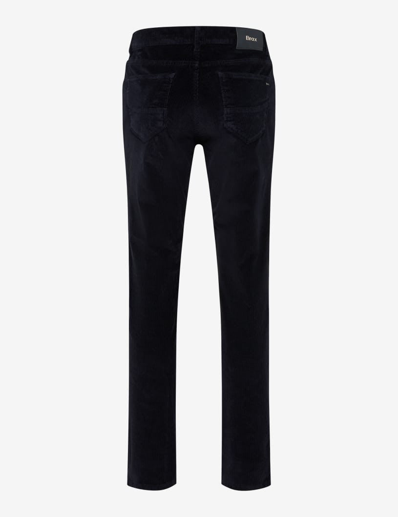 Navy Corduroy Trousers Short Leg