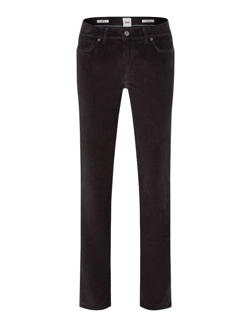 Charcoal Corduroy Trousers Short Leg