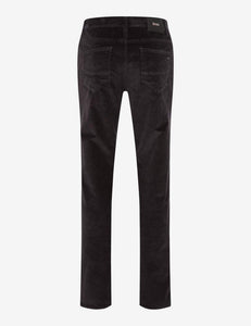 Charcoal Corduroy Trousers Short Leg