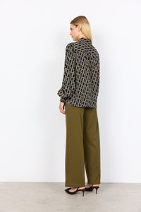 Black Chain Pattern Shirt