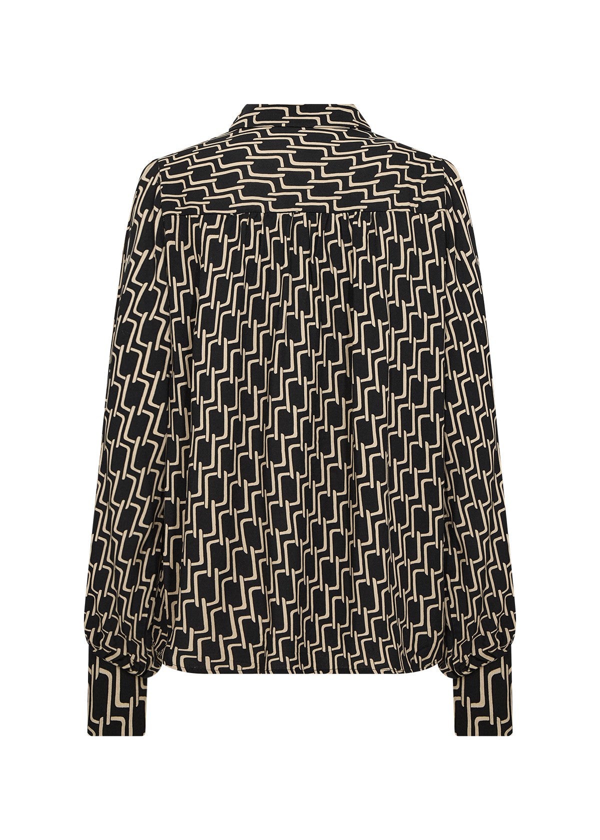 Black Chain Pattern Shirt