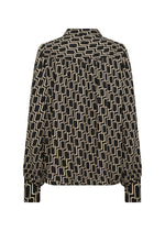 Load image into Gallery viewer, Black Chain Pattern Shirt

