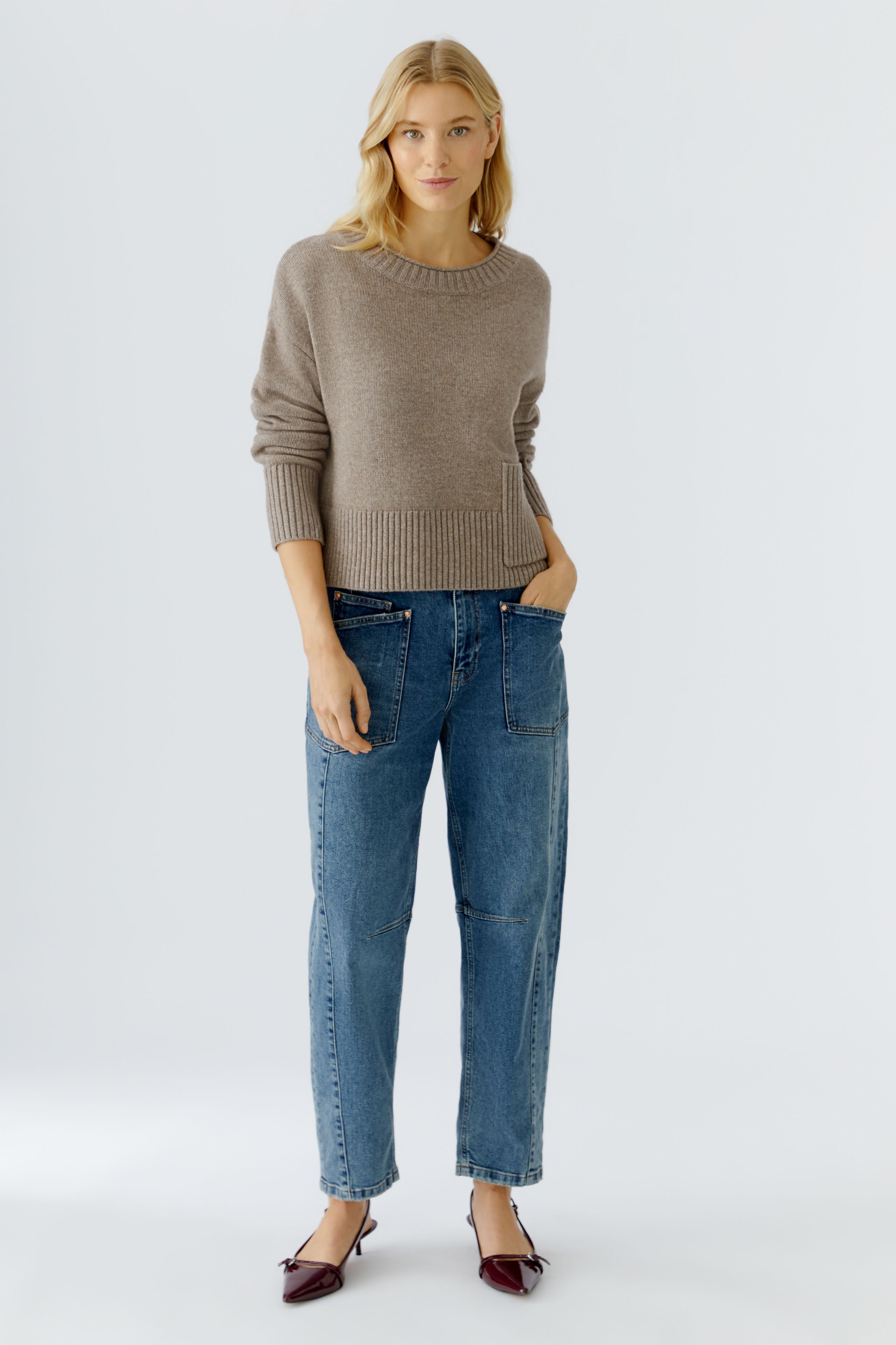 Taupe Short Jumper
