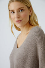 Load image into Gallery viewer, Taupe Knot Detail Jumper
