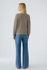 Load image into Gallery viewer, Taupe Knot Detail Jumper

