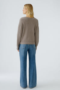 Taupe Knot Detail Jumper