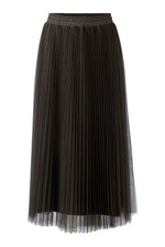 Load image into Gallery viewer, Grey Mesh Pleated Skirt
