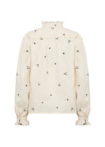 Load image into Gallery viewer, Cream Embroidered Floral Shirt

