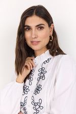 Load image into Gallery viewer, White Embroidered Shirt
