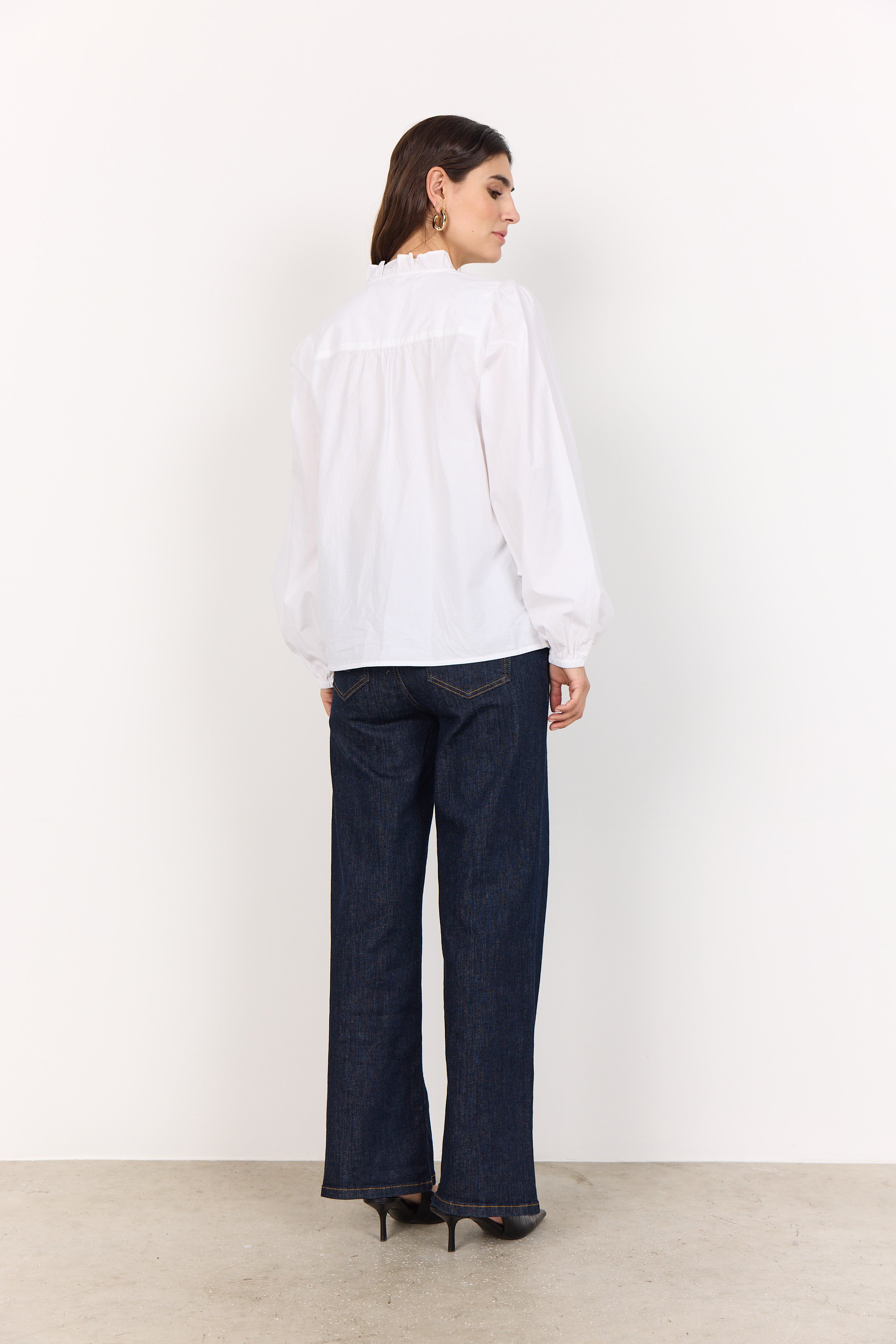 White Embroidered Shirt