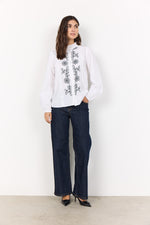 Load image into Gallery viewer, White Embroidered Shirt
