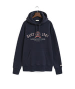 Load image into Gallery viewer, Navy Graphic Hoodie
