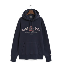 Navy Graphic Hoodie