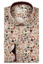 Load image into Gallery viewer, Brown Luxury Flower Print Shirt
