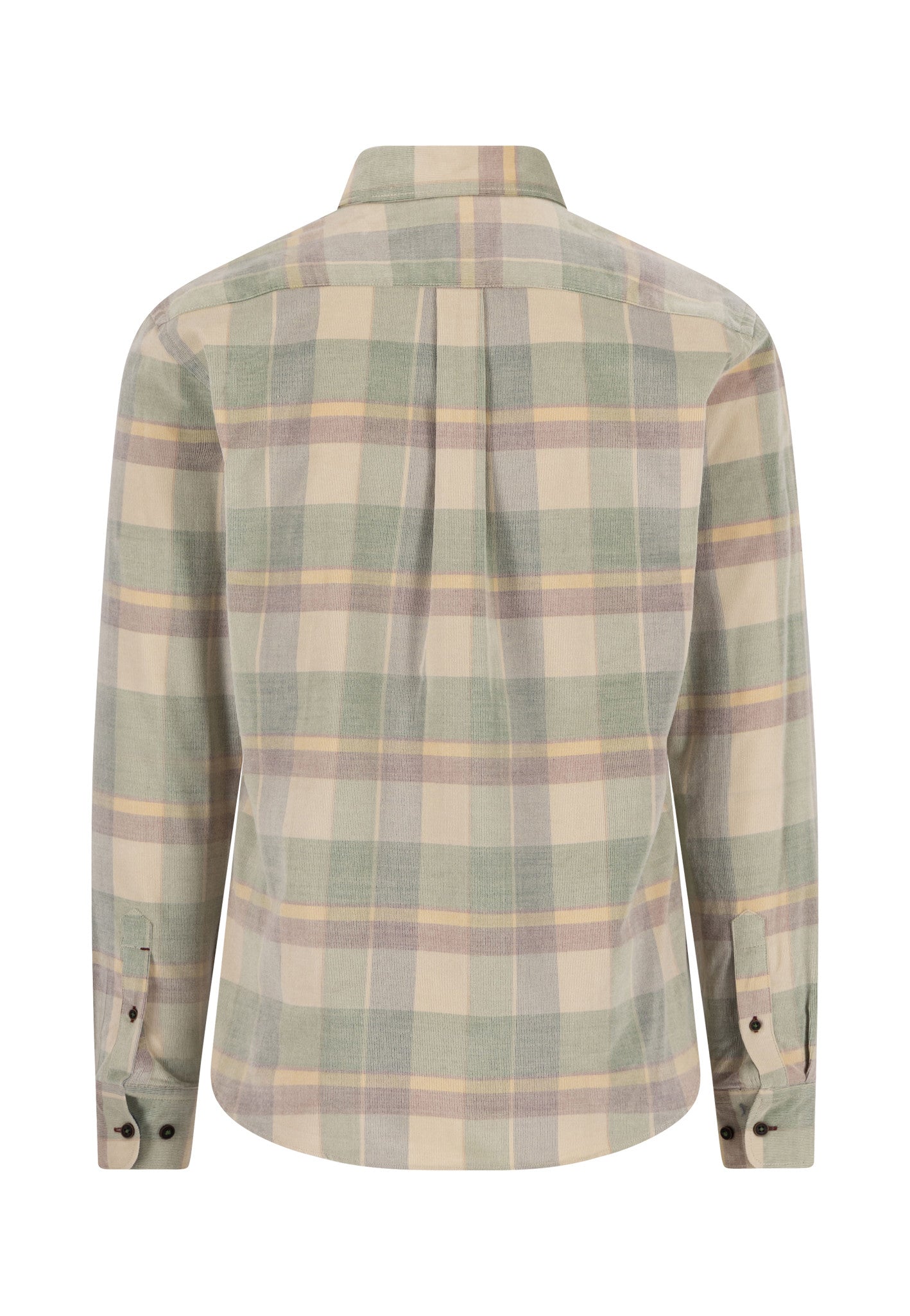 Green Corduroy Check Shirt
