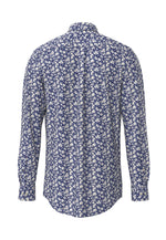 Load image into Gallery viewer, Blue Winter Flower Print Shirt
