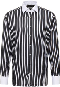 Black Luxury Stripe Shirt