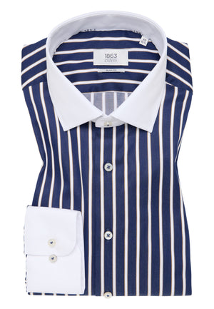 Navy Luxury Stripe Shirt