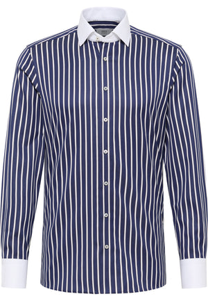 Navy Luxury Stripe Shirt