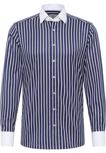 Navy Luxury Stripe Shirt