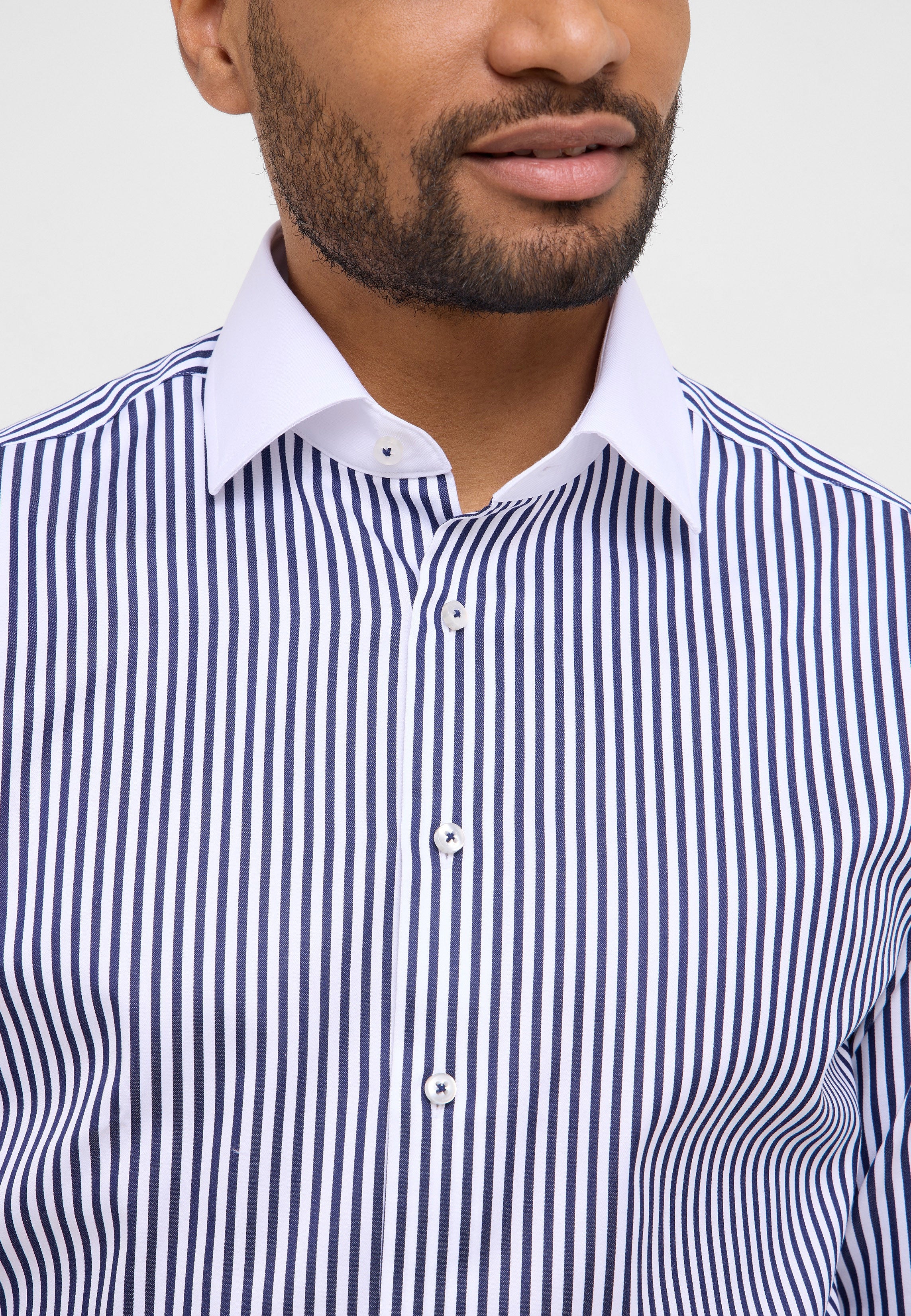 Double Cuff Luxury Stripe Shirt