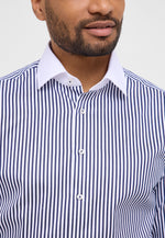Load image into Gallery viewer, Double Cuff Luxury Stripe Shirt
