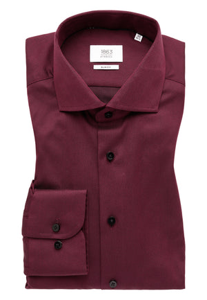 Red Structured Finish Shirt