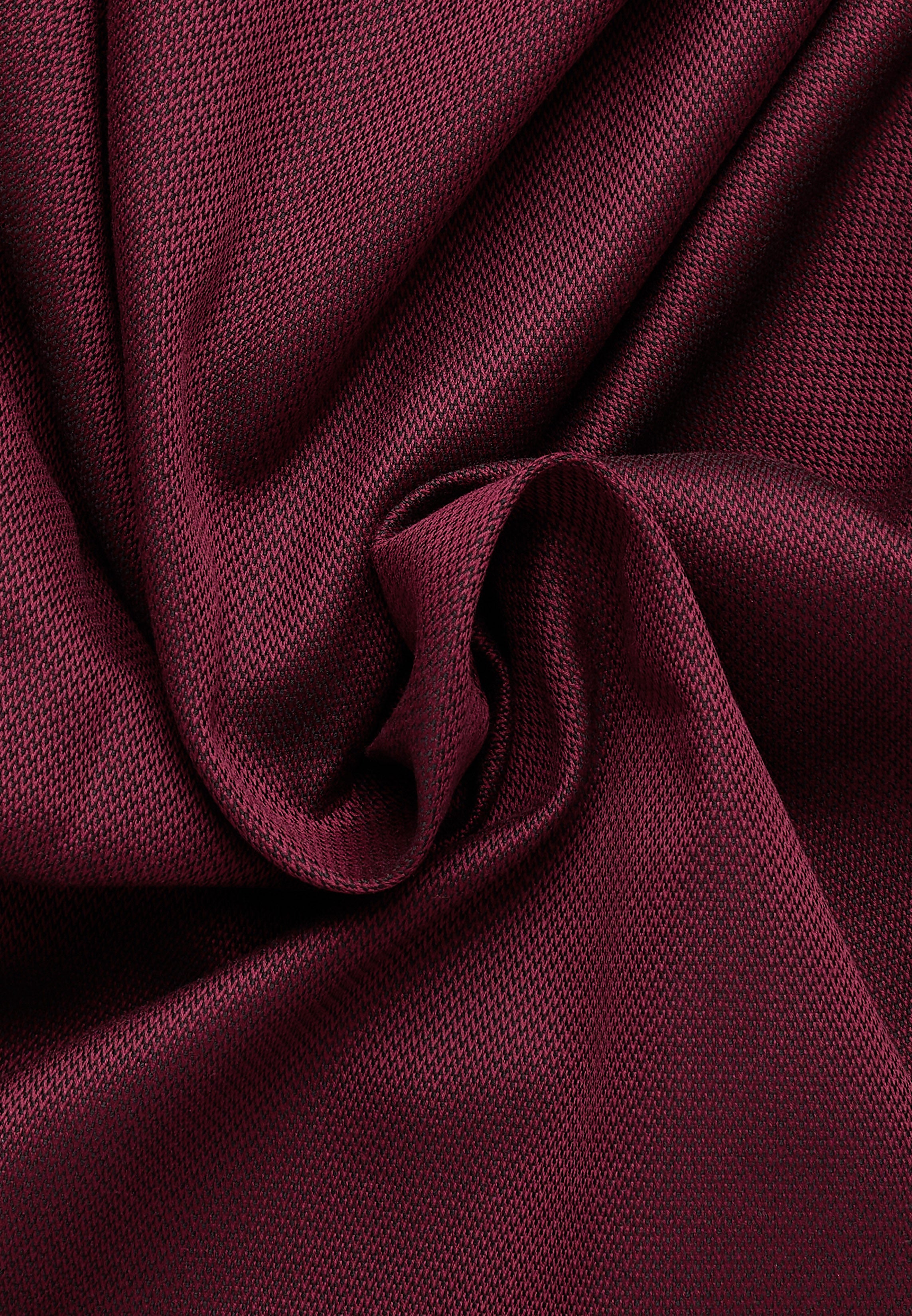 Red Structured Finish Shirt