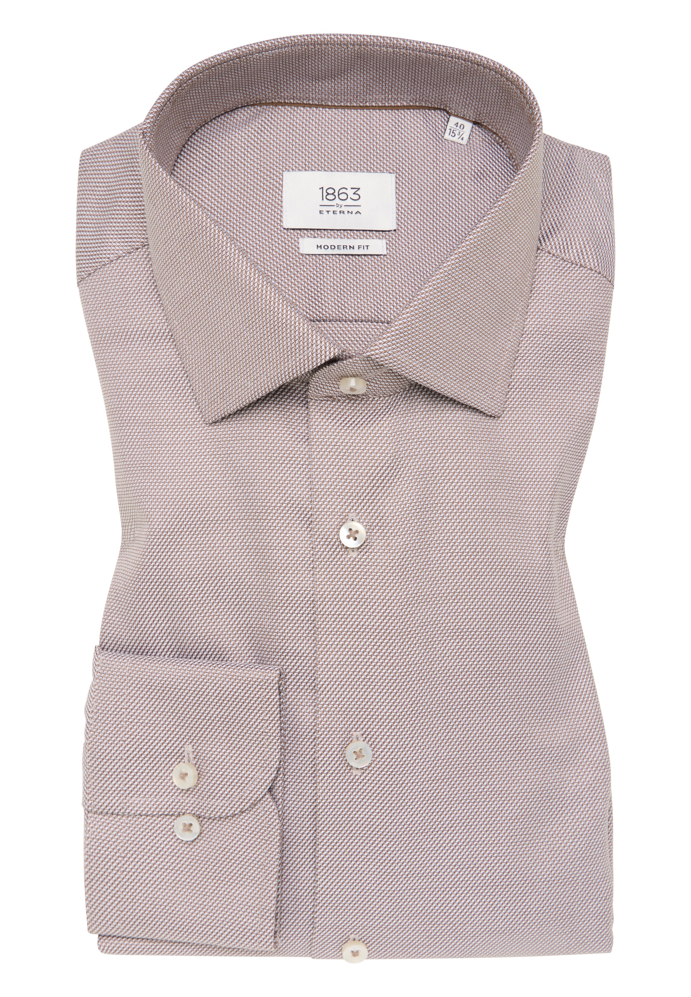 Taupe Structured Finish Shirt