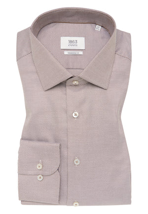 Taupe Structured Finish Shirt