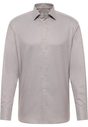 Taupe Structured Finish Shirt
