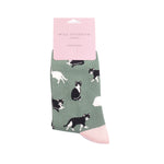 Load image into Gallery viewer, Green Cat Socks

