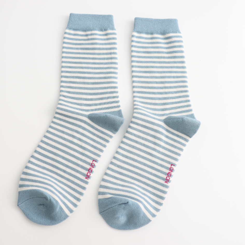 Blue Stripe Socks