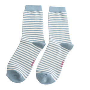 Blue Stripe Socks